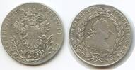 Österreich Hall im Tirol 20 Kreuzer Silber H0411 - Joseph II. 1765-1790 -
