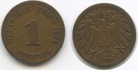 Deutsches Reich Kaiserreich 1 Pfennig G9560 - RAR Germany Empire Wilhelm II. 1888-1918 -