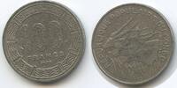 Kongo 100 CFA Francs G15837 - Congo Republic Scarce Giant Elands Antilopen -