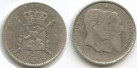 Belgien Königreich 1 Franc Silber 1830-1880 G9040 - Fifty Years of the Belgian Independence Leopold II. Belgium TTB-