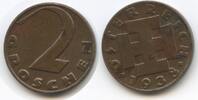 Österreich 1.Republik 2 Groschen G12346 - Krückenkreuz Austria 1. Republic -