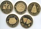 Ungarn Medaille Lot 5 Stück GN026 - Tenth Centenary of the Hungarian´s State´s Foundation -