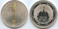 Österreich Silbermedaille teilvergoldet PA159 - Wiener Schatzkammer Hofburg - Szepter zur Rudolfskrone -
