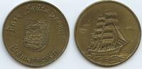 Deutschland Seestadt Bremerhaven Medaille GY1102 - Windjammer Seute Deern Schiff Segelschiff -