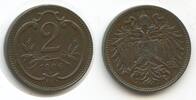 Österreich Kaiserreich 2 Heller G4053 - Franz Joseph I. 1848-1916 Austria -