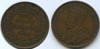 Kanada 1 Cent 1919 G6550 - King Georg V. 1910-1936 Sehr Schön + 6,00 EUR  + 6,00 EUR frais d'envoi