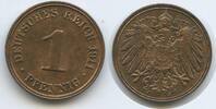 Deutsches Reich 1 Pfennig G10196 - Germany Empire Wilhelm II. -
