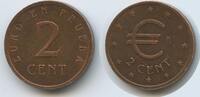 Spanien Churriana 2 Cent Offizielle Probe G8873 - EURO EN PRUEBA SEHR RAR Spain España -