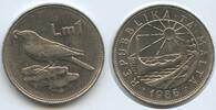 Malta 1 Lira G3176 - Drossel Merill bird -