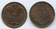 Österreich Kaiserreich 2 Heller G4165 - Franz Joseph I. 1848-1916 Austria -