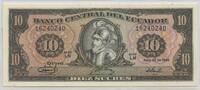Ecuador 10 Sucres GB740 - Banknote - Banco Central del Ecuador -