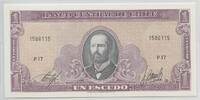 Chile Un Escudo GB641 - Banknote - Central Bank of Chile - Arturo Prat -