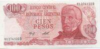 Argentinien 100 Pesos GB487 - Banknote - José de San Martín Argentina -