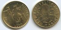 San Marino 200 Lire G12008 - The Arts Painting - The Man and Artistic Expression -