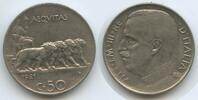 Italien Königreich 50 Centesimi G12480 - Löwen Victor Emmanuel III. 1900-1946 Italy -