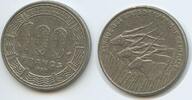 Zentralafrikanische Staten 100 Francs CFA G15506 - Antilopen Central African States -