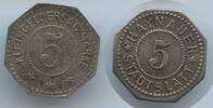 5 Pfennig Kleingeldersatzmarke Notgeld nd. Deutsches Reich Polen Haynau T034 - Haynauer Stadtblatt RAR Poland Fast Vorzüglich