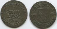 Schweiz Zürich Stadt 1 Shilling G3223 - Zürich Canton Swiss Switzerland -