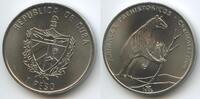 Kuba Cuba 1 Peso M#5935 - Prehistoric Animals - Chalicotherium -