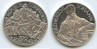 Österreich 100 Schilling Silber PA273 - Erzherzog Johann 1782-1859 Austria - 1848 Revolution -