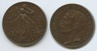 Italien Königreich 10 Centesimi G0930 - 50th Anniversary of the Kingdom of Italy - Vittorio Emanuele III. -