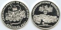 Landesparlamente in Deutschland Silbermedaille M#2090 - Landeshauptstadt Düsseldorf - Landtag von Nordrhein-Westfalen -