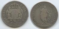 Italien Genua 2 Lire Silber H0625 - SEHR RAR Genova - Republic of Genoa Italian states Italy -