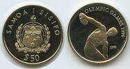 Samoa Western-Samoa 50 Tala Gold M#5545 - Olympic Games 1996 - Malietoa Tanumafili II. 1962-2007 -