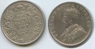¼ Rupee Silber 1887 Indien Britisch H0086 - Queen Victoria 1837-1901 India British Sehr Schön +, Patina