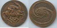 Italien Udine Kunst-Bronzemedaille M#0041 - Darstellung der Milchstrasse - III Triennale Italiana Medaglia d'Arte -