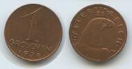 Österreich 1 Groschen G4145 - Adler RARES JAHR 1.Republik Austria -