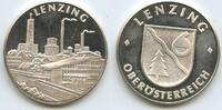 Österreich Oberösterreich Silbermedaille M#3302 - Lenzing Chemiefaserwerk -
