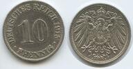 Deutsches Reich Kaiserreich 10 Pfennig G10150 - Wilhelm II. 1888-1918 Germany Empire -