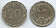 Deutsches Reich Kaiserreich 10 Pfennig G10153 - Wilhelm II. 1888-1918 Germany Empire -