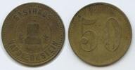 Deutschland Sachsen Biermarke 50 Pfennig Wertmarke Bierzeichen G13133 - Gasthaus Napoleonstein Leipzig -