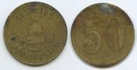 Deutschland Sachsen Biermarke 50 Pfennig Wertmarke Bierzeichen G13135 - Gasthaus Napoleonstein Leipzig -