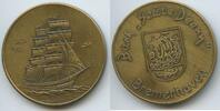 Deutschland Seestadt Bremerhaven Medaille PA426 - Bark Seute Deern - Windjammer Schiff Segelschiff -