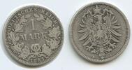 Deutsches Reich Kaiserreich 1 Mark Silber 1881 A Berlin G10140 - Wilhelm I. 1871-1888 Germany Empire TTB-