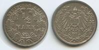 Deutsches Reich ½ Mark Silber G10113 - Wilhelm II. Germany Empire -