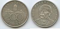 Ungarn Magyar Köztársaság 200 Forint Silber M#5877 - Hungary Deák Ferenc -