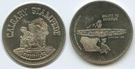 Kanada Calgary Alberta Canada Stampede Dollar Trade Token G9900 - Cowboy on horseback - Salute to Aviation -