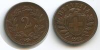 Schweiz Eidgenossenschaft 2 Rappen G16508 - Helvetia Switzerland Suisse -