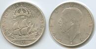 Schweden 2 Kronor Silber M#5881 - Delaware Segelschiff Gustaf V. 1907-1950 Sweden -