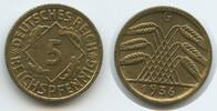 Deutsches Reich Weimar 5 Reichspfennig 1936 G Karlsruhe G10247 - Germany Weimarer Republik SUP+