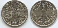 Deutsches Reich 50 Reichspfennig 1937 A Berlin G10078 - RAR Germany Weimar Republic Vorzüglich - Unzirkuliert