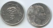Italien Republik 5 Lire G0934 - Grape cluster Italy Republic -