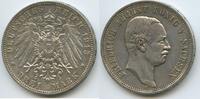 Deutsches Reich Kaiserreich Sachsen 3 Mark Silber 1913 E Muldenhütten S0072 - König Friedrich August III. 1904-1918 German States Saxony TTB-SUP