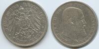 Deutsches Reich Kaiserreich Württemberg 5 Mark Silber 1903 F Stuttgart S0178 - Wilhelm II. 1891-1918 German States Kingdom of Württemberg TTB+