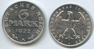 Deutsches Reich Weimar 3 Mark 1922 A Berlin G10130 - Verfassungstag 11. August 1922 Germany Weimar Republic Unzirkluliert