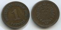 Deutsches Reich Kaiserreich 1 Pfennig 1876 A Berlin G9564 - Wilhelm I. 1871-1888 Germany Empire TTB-SUP